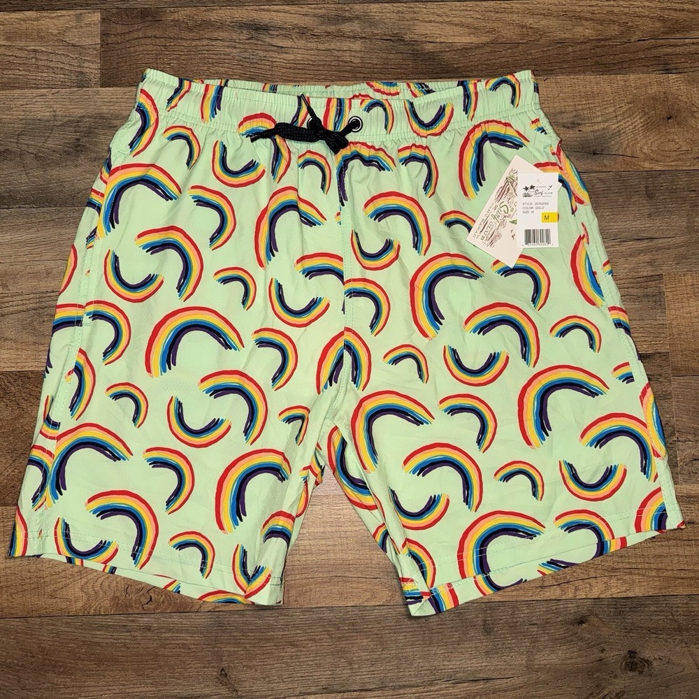 U.S. Surf Club Rainbow Swim Trunks - Medium